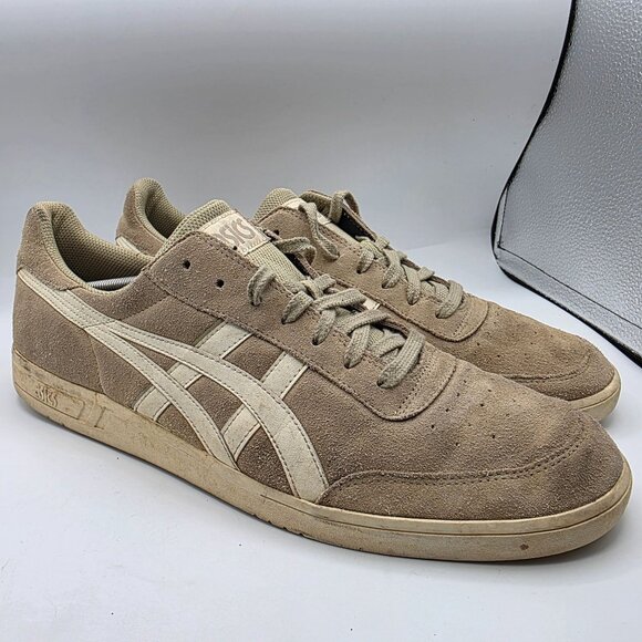 Asics Gel Vickka TRS Mens Size 14 Beige Sneaker Shoes Casual Trainers Walking Amazon.com | ASICS Tiger Gel-Vickka TRS Black/White | Tennis  main image 4